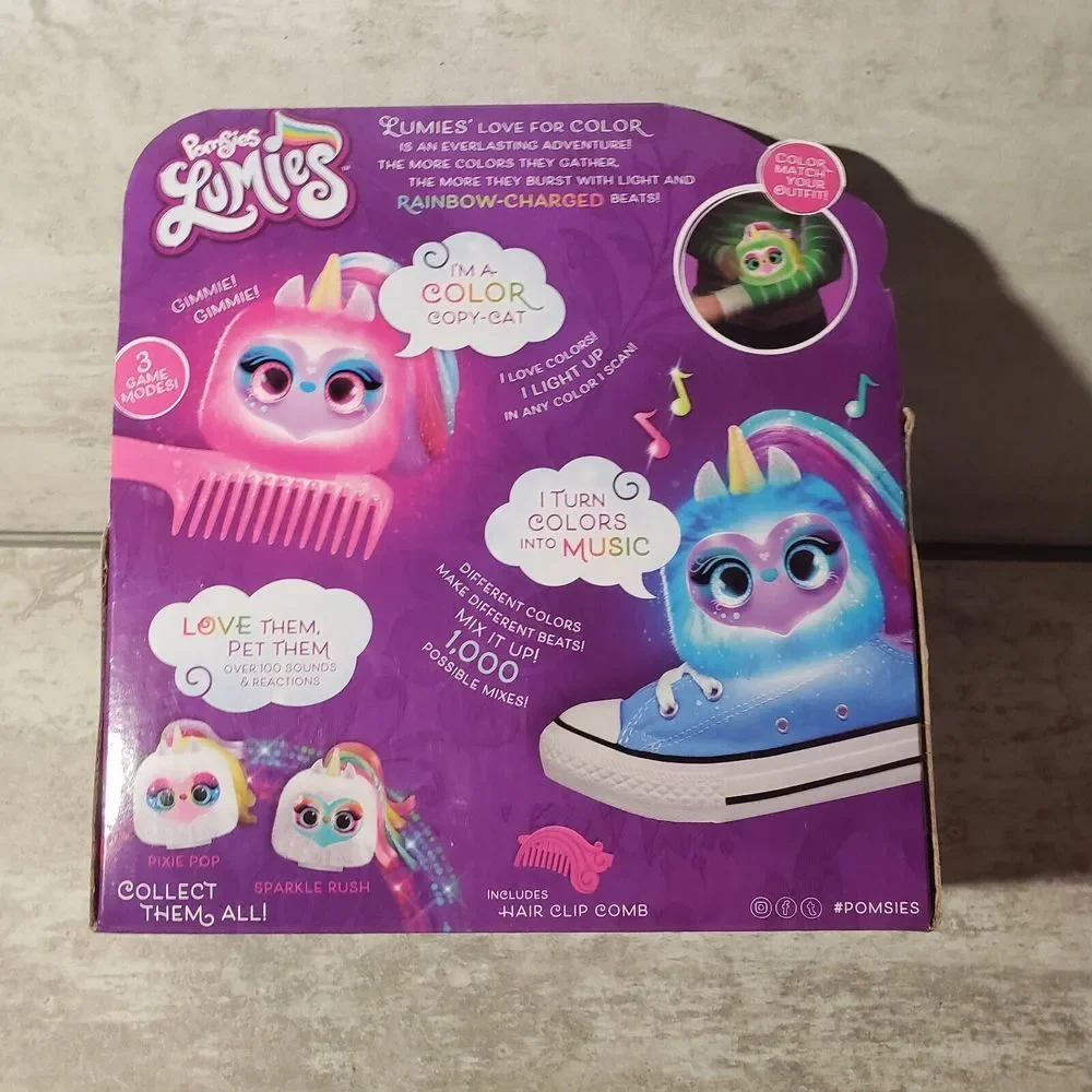 Lumies Rainbow Charged Interactive Pets NIB‎